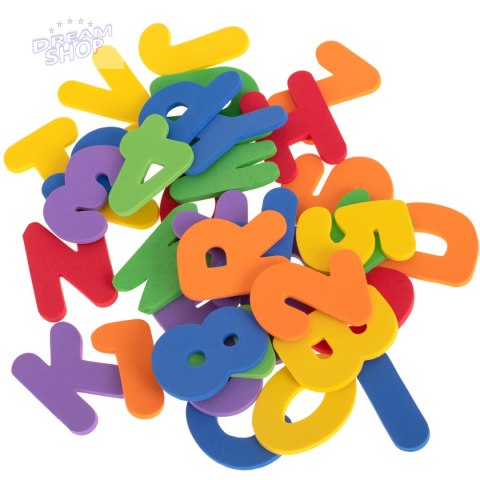 Zabawka do kąpieli puzzle piankowe literki + cyfr Zabawka do kąpieli puzzle piankowe literki + cyfr