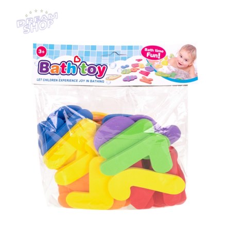 Zabawka do kąpieli puzzle piankowe literki + cyfr Zabawka do kąpieli puzzle piankowe literki + cyfr