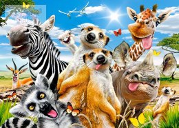 CASTORLAND Puzzle 260el. African Selfiey - Afrykańskie zwierzęta