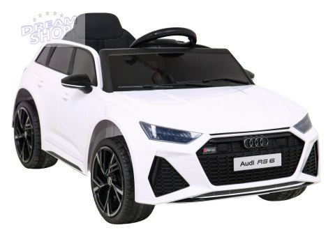 Pojazd Audi RS 6 Biały Pojazd Audi RS 6 Biały