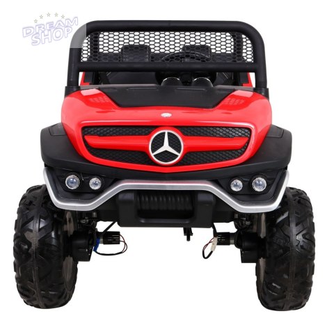 Pojazd Mercedes BENZ UNIMOG Czerwony Pojazd Mercedes BENZ UNIMOG Czerwony