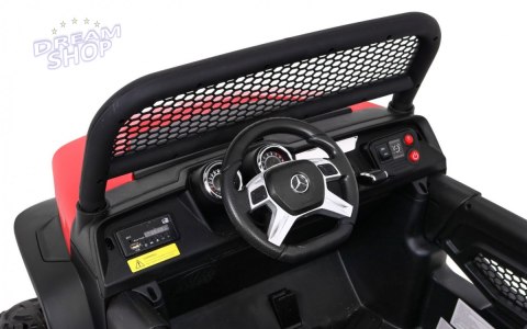 Pojazd Mercedes BENZ UNIMOG Czerwony Pojazd Mercedes BENZ UNIMOG Czerwony