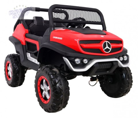 Pojazd Mercedes BENZ UNIMOG Czerwony Pojazd Mercedes BENZ UNIMOG Czerwony
