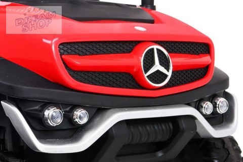 Pojazd Mercedes BENZ UNIMOG Czerwony Pojazd Mercedes BENZ UNIMOG Czerwony