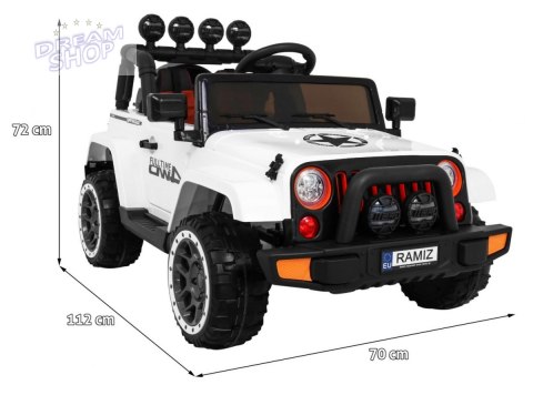 Pojazd Terenowy Full Time 4WD Biały Pojazd Terenowy Full Time 4WD Biały