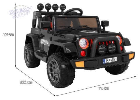 Pojazd Terenowy Full Time 4WD Czarny Pojazd Terenowy Full Time 4WD Czarny