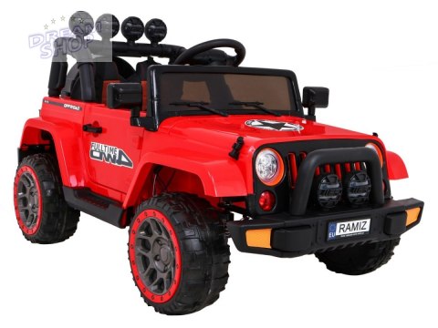 Pojazd Terenowy Full Time 4WD Czerwony Pojazd Terenowy Full Time 4WD Czerwony