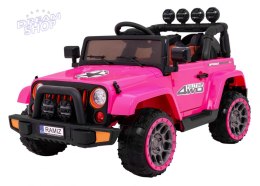 Pojazd Terenowy Full Time 4WD Różowy