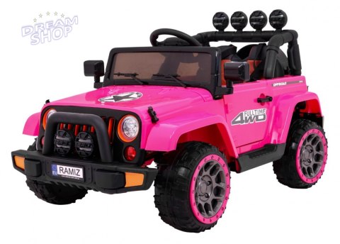 Pojazd Terenowy Full Time 4WD Różowy Pojazd Terenowy Full Time 4WD Różowy
