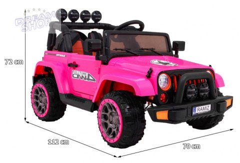 Pojazd Terenowy Full Time 4WD Różowy Pojazd Terenowy Full Time 4WD Różowy