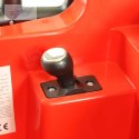 Auto na akumulator dla dzieci 4x4 skóra EVA pilot CAR-JM-9-CZERWONY