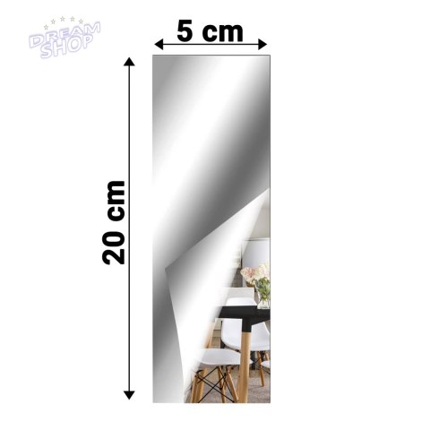 Dekoracyjne lustro akrylowe OBLONG 20 cm Dekoracyjne lustro akrylowe OBLONG 20 cm