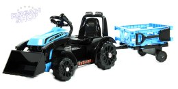 Traktor na akumulator dla dzieci przyczepka TRAK-SX-2-NIEBIESKI