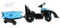 Traktor na akumulator dla dzieci przyczepka TRAK-SX-2-NIEBIESKI