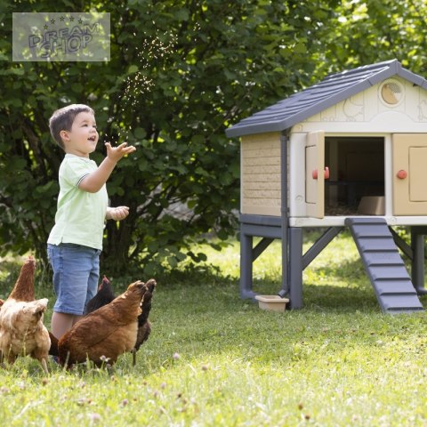 SMOBY Kurnik Cluck Cluck Dla 4 Kur z Jajkiem i Książeczką SMOBY Kurnik Cluck Cluck Dla 4 Kur z Jajkiem i Książeczką
