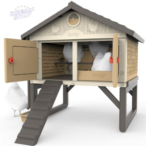 SMOBY Kurnik Cluck Cluck Dla 4 Kur z Jajkiem i Książeczką SMOBY Kurnik Cluck Cluck Dla 4 Kur z Jajkiem i Książeczką