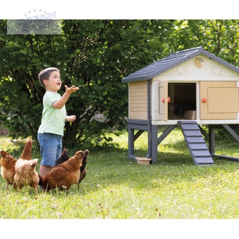 SMOBY Kurnik Cluck Cluck Dla 4 Kur z Jajkiem i Książeczką SMOBY Kurnik Cluck Cluck Dla 4 Kur z Jajkiem i Książeczką