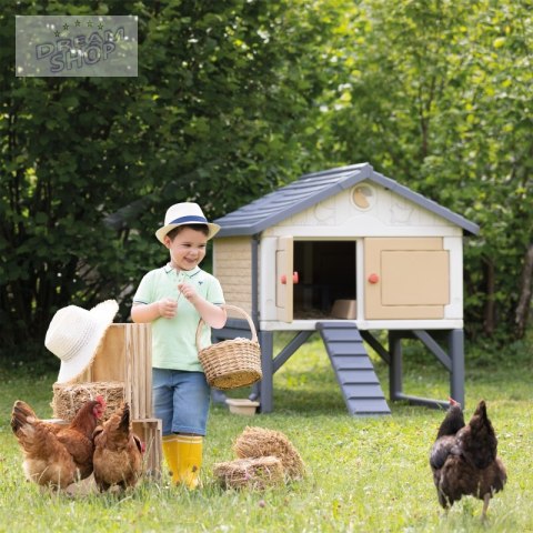 SMOBY Kurnik Cluck Cluck Dla 4 Kur z Jajkiem i Książeczką SMOBY Kurnik Cluck Cluck Dla 4 Kur z Jajkiem i Książeczką