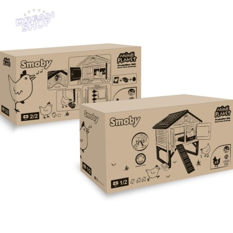 SMOBY Kurnik Cluck Cluck Dla 4 Kur z Jajkiem i Książeczką SMOBY Kurnik Cluck Cluck Dla 4 Kur z Jajkiem i Książeczką