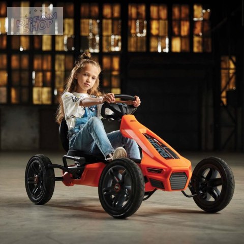 BERG Gokart na Pedały RALLY NRG ORANGE BFR 4-12 lat do 60 kg BERG Gokart na Pedały RALLY NRG ORANGE BFR 4-12 lat do 60 kg