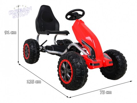 Duży Gokart STRONG Czerwony Duży Gokart STRONG Czerwony