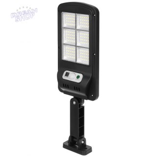 Lampa solarna uliczna z czujnikiem ruchu zmierzchu i pilotem 120led
