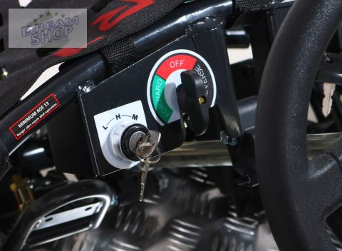 Pojazd Kart Fast Dragon Żółty Pojazd Kart Fast Dragon Żółty
