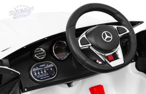 Pojazd Mercedes Benz C63 AMG Biały Pojazd Mercedes Benz C63 AMG Biały