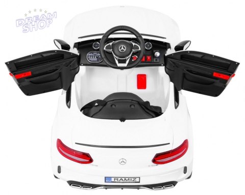 Pojazd Mercedes Benz C63 AMG Biały Pojazd Mercedes Benz C63 AMG Biały