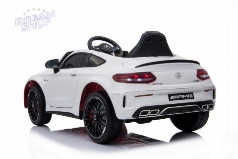 Pojazd Mercedes Benz C63 AMG Biały Pojazd Mercedes Benz C63 AMG Biały