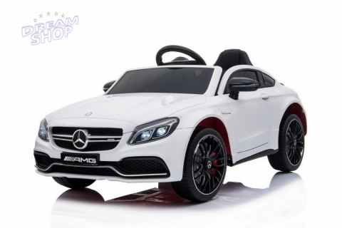 Pojazd Mercedes Benz C63 AMG Biały Pojazd Mercedes Benz C63 AMG Biały