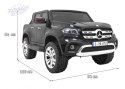 Pojazd Mercedes Benz X-Class MP4 Czarny