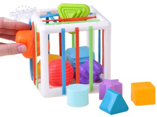Kostka sorter zabawka dla maluszka gumki ZA4310