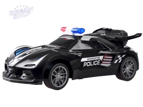 Auto zdalnie sterowane Policja dym światło RC0596 Auto zdalnie sterowane Policja dym światło RC0596
