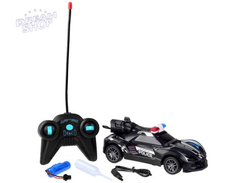 Auto zdalnie sterowane Policja dym światło RC0596 Auto zdalnie sterowane Policja dym światło RC0596