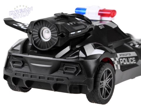 Auto zdalnie sterowane Policja dym światło RC0596 Auto zdalnie sterowane Policja dym światło RC0596