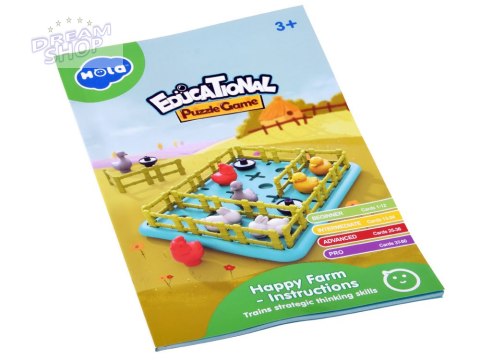 Gra logiczna i edukacyjna Wesoła farma GR0597 Gra logiczna i edukacyjna Wesoła farma GR0597