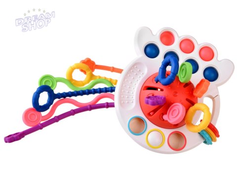Interaktywna zabawka sensoryczna 4w1 gryzak Pop it ZA4274 Interaktywna zabawka sensoryczna 4w1 gryzak Pop it ZA4274