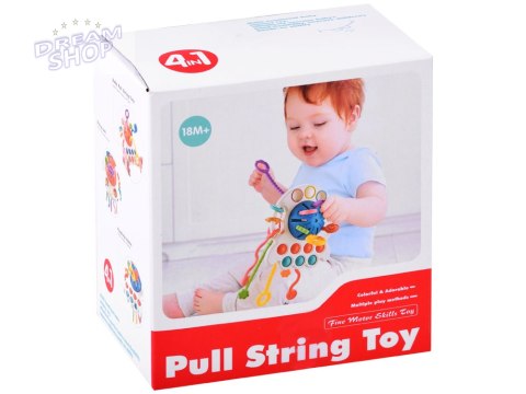 Interaktywna zabawka sensoryczna 4w1 gryzak Pop it ZA4274 Interaktywna zabawka sensoryczna 4w1 gryzak Pop it ZA4274