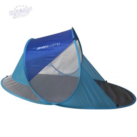 Namiot parawan plażowy samorozkładający 190x120x90/70 cm niebieski pop-up Namiot parawan plażowy samorozkładający 190x120x90/70 cm niebieski pop-up