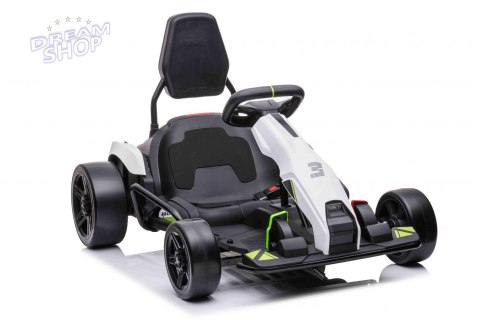 Pojazd Gokart Fast 3 Drift Biały Pojazd Gokart Fast 3 Drift Biały