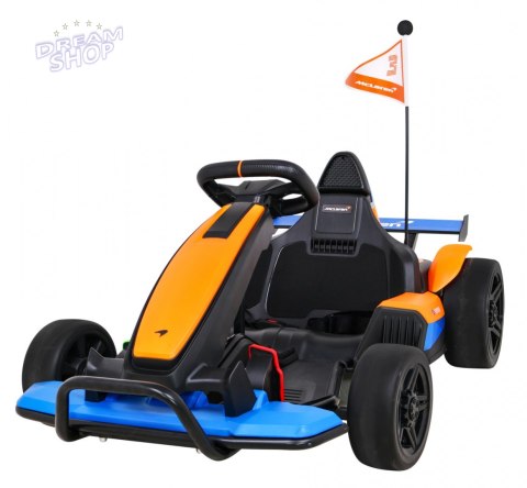 Pojazd Gokart McLaren Drift Pomarańczowy Pojazd Gokart McLaren Drift Pomarańczowy