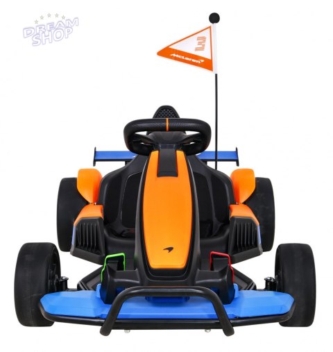 Pojazd Gokart McLaren Drift Pomarańczowy Pojazd Gokart McLaren Drift Pomarańczowy