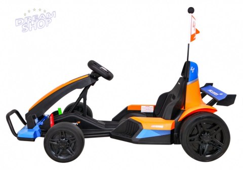 Pojazd Gokart McLaren Drift Pomarańczowy Pojazd Gokart McLaren Drift Pomarańczowy