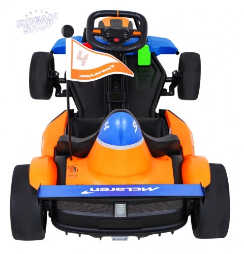 Pojazd Gokart McLaren Drift Pomarańczowy Pojazd Gokart McLaren Drift Pomarańczowy
