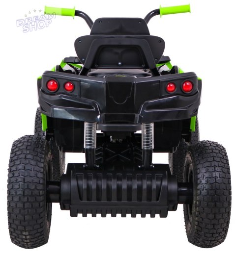 Quad ATV Air na akumulator dla dzieci Czarno-zielony + Koła pompowane + Radio MP3 + Wolny Start Quad ATV Air na akumulator dla dzieci Czarno-zielony + Koła pompowane + Radio MP3 + Wolny Start