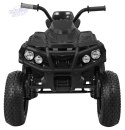 Quad ATV Air na akumulator dla dzieci Czarny + Koła pompowane + Radio MP3 + Wolny Start