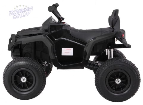 Quad ATV Air na akumulator dla dzieci Czarny + Koła pompowane + Radio MP3 + Wolny Start Quad ATV Air na akumulator dla dzieci Czarny + Koła pompowane + Radio MP3 + Wolny Start