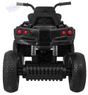 Quad ATV Air na akumulator dla dzieci Czarny + Koła pompowane + Radio MP3 + Wolny Start