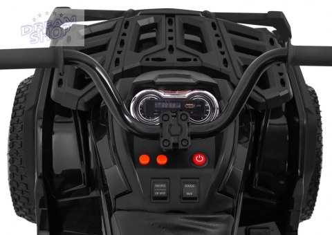Quad ATV Air na akumulator dla dzieci Czarny + Koła pompowane + Radio MP3 + Wolny Start Quad ATV Air na akumulator dla dzieci Czarny + Koła pompowane + Radio MP3 + Wolny Start